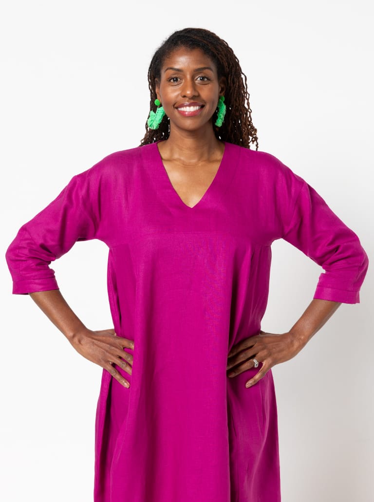 Sydney Dress Extension Pack By Style Arc - Cocoon shaped dress with several sleeve and bodice options.