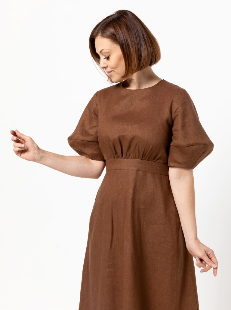 Trinnie Extension Pack By Style Arc - You will need the original Trinnie Woven Dress pattern to use this extension pack. The extension pack includes 2 new bodices, skirts and sleeves.