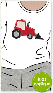Trucks and Tractors Applique Template By Style Arc - Trucks, tractors and diggers applique template pattern