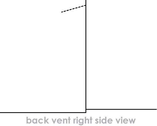 How to Sew a Centre Back Vent - Step 5