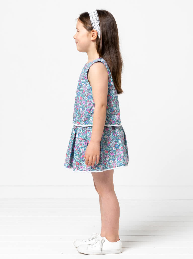 Victoria Kids Woven Dress Multi-Size