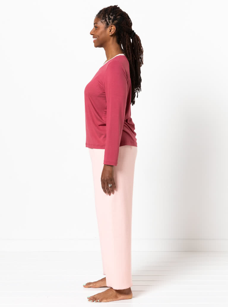 Women's Knit PJs By Style Arc - Traditional knit pyjamas.