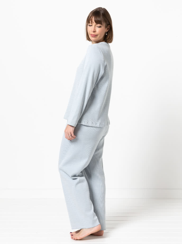 Women's Knit PJs By Style Arc - Traditional knit pyjamas.